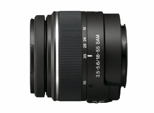 Sony SAL-1855 Negro - Objetivo (0,25 m, 18-55 mm, 27-82,5 mm, 76°, Negro, 6,95 cm)