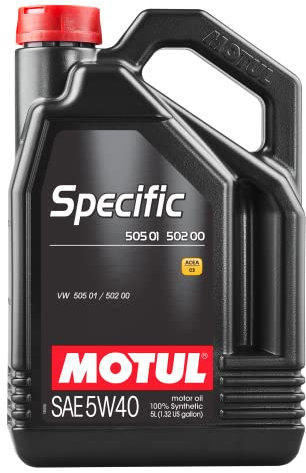 Motul SPEZIFISCH 505 01 505 00 5W-40 5L Noir