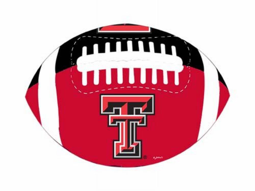 Game Day Outfitters NCAA Texas Tech Rot Raiders PVC Fußball