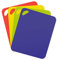 Dexas Heavy Duty Grippmat - Set di 4 taglieri flessibili, 29,2 x 35,6 cm, blu, verde, giallo e rosso, 6554PK