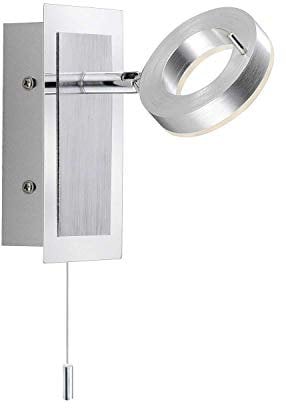 Paul Neuhaus Wandleuchte, aluminium matt 9785-96