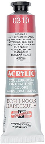 Koh-I-NOOR 016271500000 40 ml Acryl Farbe Lack – dunkelrot
