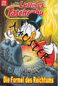 Walt Disney: LTB Lustiges Taschenbuch Band 217: Die Formel des Reichtums - Donald Duck und Micky Maus Comics für deine Sammlung