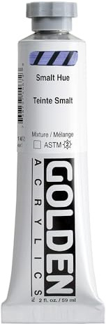 GOLDEN Heavy Body Acrylics, Smalt Hue, 2 fl. oz. Tube