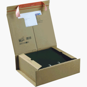 Versandkarton, A3+, 515mm breit, 170mm hoch, Tiefe 335mm, 540g, braun