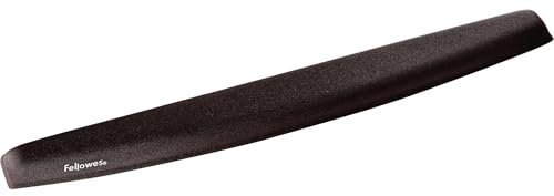 Fellowes Memory Foam Keyboard Wrist Rest - Ergonomic Wrist Support for Computer Laptop and Home Office - Black Standard