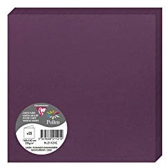 Clairefontaine 21121C 25 Karten Pollen 16x16cm 210g Cassis