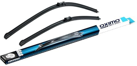 OXIMO Scheibenwischer Set Auto - Wischerblätter Set für Frontscheibe 750 mm/650 mm - Autoscheibenwischer Vorne Auto Zubehör - Citroën C4 / DS4 / DS5 / Ford Galaxy/S-Max/Peugeot 308 / SW/CC