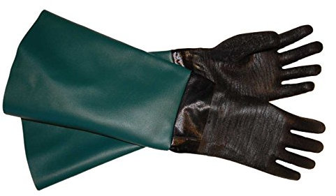 TUFF-Blast Handschuhe für Sandstrahlen, Sandstrahlschrank, 14 x 61 cm, hergestellt in den USA