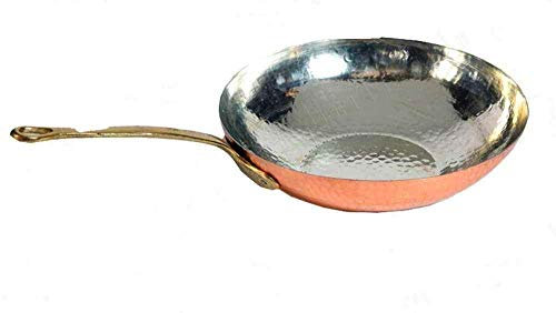 Arterameferro Poêle Wok / Sauteuse professionnelle en cuivre - 28 cm
