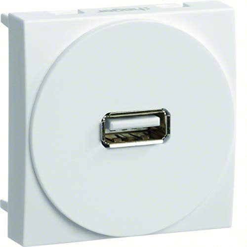 Hager Systo – Steckdose USB Systo 2 Module weiß