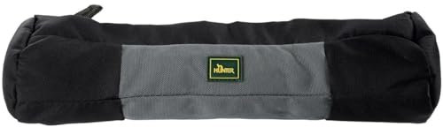 HUNTER Trainer Snack Dummy, Trainings-Dummy zum Apportieren lernen, befüllbar mit Snacks, zahnfreundlich & gepolstert, mit Reißverschluss, maschinenwaschbar, Farbe: dunkelgrau, Größe: 30 cm