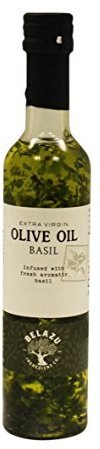 Belazu Infused Basil Extra Virgin Olive Oil Bottle 250 ml (Pack of 3)