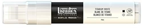 Liquitex Professional Paint Marker with 8-15 mm Wide Nib - Titanium White