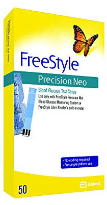Freestyle Precision Neo Blood Glucose Test Strips, 50 Strips