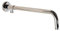 Aothpher Total 50cm, 7cm base 43cm Wall Mounted Stainless steel Shower arms For Fixed Shower Heads with Copper Holder(stainless_steel, 43cm)