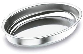 Lacor 61843 Plat Ovale Profond 43X27, Argent, 45 x 29 cm