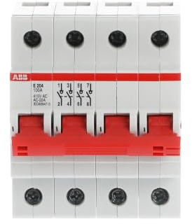 abb -entrelec e204i/100RD - safety plug E200i, tetrapolar, 100m, 230 VCA