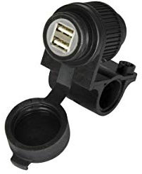 Oxford Dual USB Socket (5V 2Amp) & 10Amp Fused 1.2mtr Loom EL102
