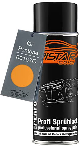 TRISTARcolor Autolack Spraydose für Pantone 00157C 157C Terracotta Basislack Sprühdose 400ml