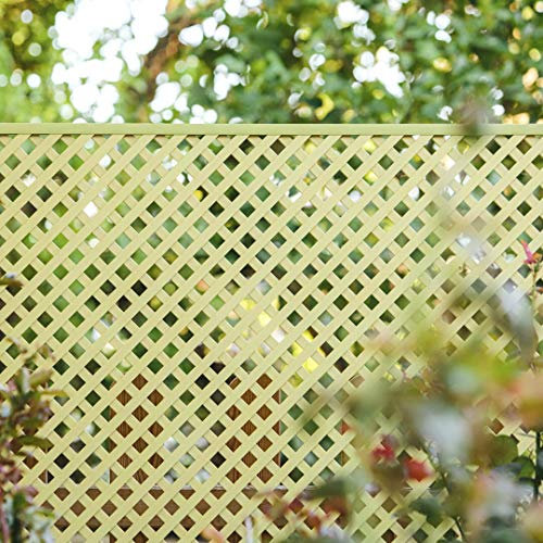 Nortene | Celosia Fija Pvc Marfil 18 Mm 0.6x1.15 M | Decoración Exterior | Jardinería | Perfecto Para Ambientes Modernos