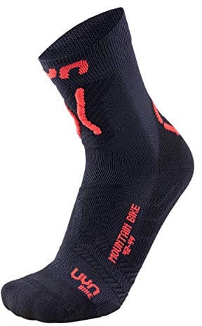UYN HERREN MOUNTAINBIKESOCKEN, Black/Red, 42/44
