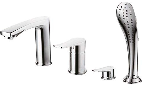 PaulGurkes Wannenrandarmatur 4-Loch Badewannen Armatur