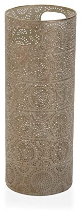 Versa Fox Porte-Parapluie pour l'Entrée, Chambre ou Hall, Porte Parapluie Moderne, Dimensions (H x l x L) 48 x 20 x 20 cm, Métal, Couleur: Marron