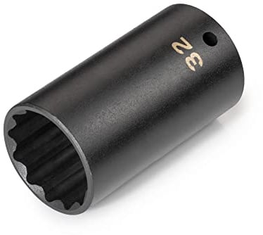 TEKTON SID23332 Douille à choc 12 pans, carré de 1/2, profondeur 32 mm