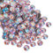 Beadsland Hotfix Pedrería, 1440pcs Flatback Crystal Rhinestones para manualidades Ropa DIY Decoración, Rosa ClaroAB, SS20, 4.6-4.8mm