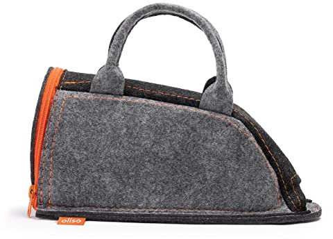 oliso Carry Bag M3Pro and M2Pro mini irons - Fits most mini travel size irons, ideal for travel or storage - Orange