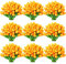 Künstliche Tulpen aus PU-Kunststoff, fühlen sich echt an, künstliche Tulpen, realistische Tulpen, Blumenarrangement, Blumenstrauß für Ostern, Hochzeit, 34 cm (Sonnenuntergang Rot) 100 Stück