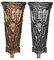 eberin · Grabvase Salzgitter · Bronze pat. oder Aluminium pat. · 36cm · Handmade in Germany · Friedhofsschmuck · Vase · Blumenvase mit Einsatz · Grabschmuck · (Bronze pat. - 36cm)