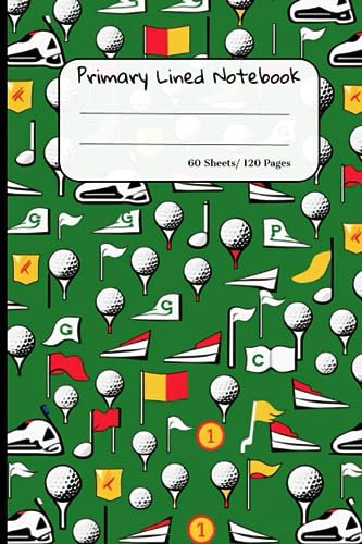 Golf Enthusiast's Lined Notebook: Dynamic Golf Course-Inspired Designs: 120 Lined Pages for Your Swing Thoughts, Strategies, and Creative Drives!