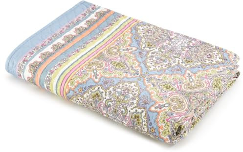 Bassetti MARECHIARO Tagesdecke aus 100% Baumwolle in der Farbe Lavendel L1, Maße: 265x255 cm - 9328501