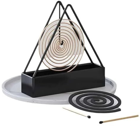 Support Bobine Anti Moustique,Anti Moustique Exterieur,Support Spirale Anti Moustique,Spirale Anti Moustique,Porte Encens, Iron Support Spirale Anti Moustique Exterieur pour Maison Et Jardin (E)