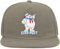 KarolioZonas tv 50 Snapback Flat Visor Baumwollmischung, Grau, grau, Einheitsgröße