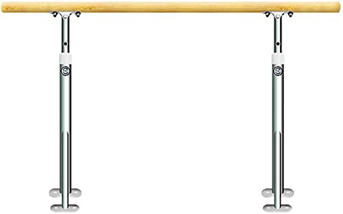 Verstellbare, praktische Fitness-Barre, wandmontierte Ballettstange, verstellbare Ballettstange mit 100/150 cm langem Stangentanz aus Holz, dehnbare Stange, Tanzschule, Fitnessstudio,