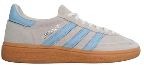 Adidas Handball Spezial Damen Sneaker, Alumina Grau, Clear Sky Blau, Himmelblau, 40 EU