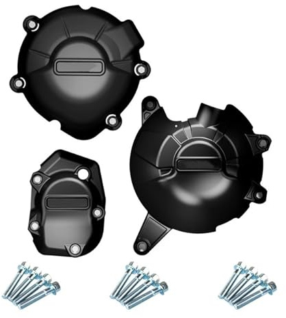 Protector Motor para Kawasaki para Z900 2017-2024 para Z900SE 2022-2024 Funda Protectora para Motor De Motocicleta Placa Protección Inferior Motor(One Set (3 Pieces))