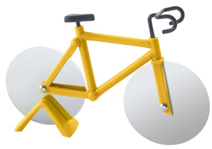 Metaltex Fun Kitchen Pizza-Fahrrad Pizzaschneider | Kreatives Design, Edelstahlklingen