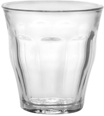 Duralex 1027AB06A0111 Picardie Six Trinkglas, Wasserglas, Saftglas, 250ml, Glas, transparent, 6 Stück
