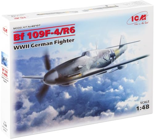 ICM 48107 - Messerschmitt BF 109F-4 R6, WWII German Fighter
