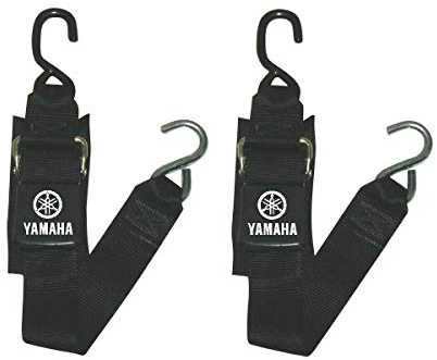 Yamaha Boat Watercraft PWC 2' x 2 Tie Down Strap Set Pair Black SBT-TRNSM-TD-08
