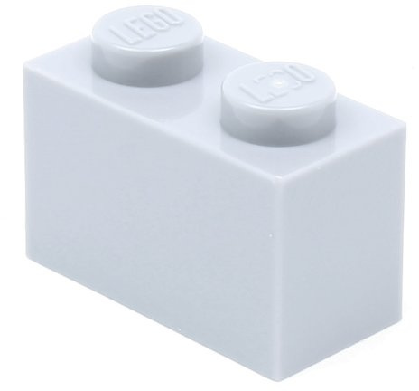 LEGO CITY - 20 STEINE mit 1x2 Noppen in weiss - 3004 BAUSTEINE