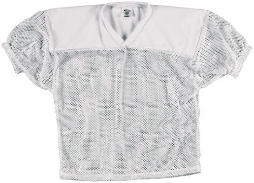 Markwort Erwachsene Fußball Mesh Jersey, Herren Damen, weiß, Small/Med