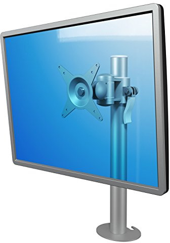 Dataflex 52.652 ViewMate Style Monitorarm (Tragkraft max. 15kg, bis 61 cm (24 Zoll) Bildschirmdiagonale, VESA: MIS-D 75x75/100x100 kompatibel) Silber