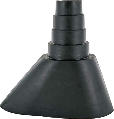 Schwaiger PDM60543 PVC-Mast-Manschette (Durchmesser 42-60 mm) schwarz