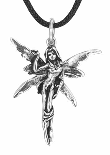 Kiss of Leather Elfen Anhänger aus 925 Sterling Silber mit Kette_55 cm SI. 16