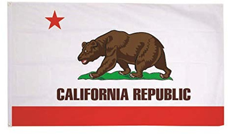 U24 Fahne Flagge Kalifornien 60 x 90 cm